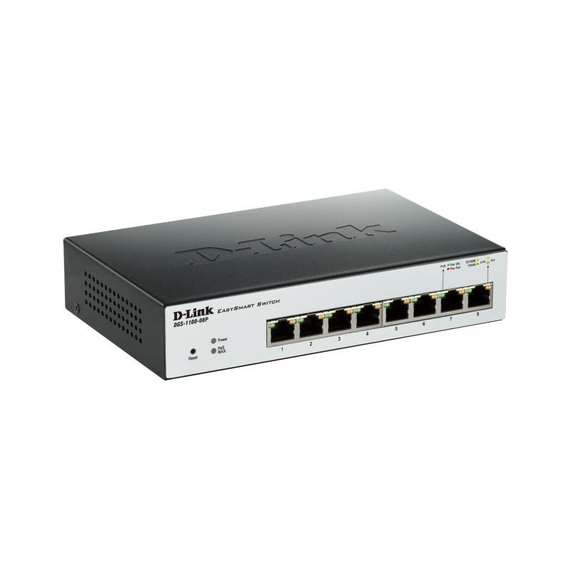 Switch d-link dgs-1100-08p 8 porturi...