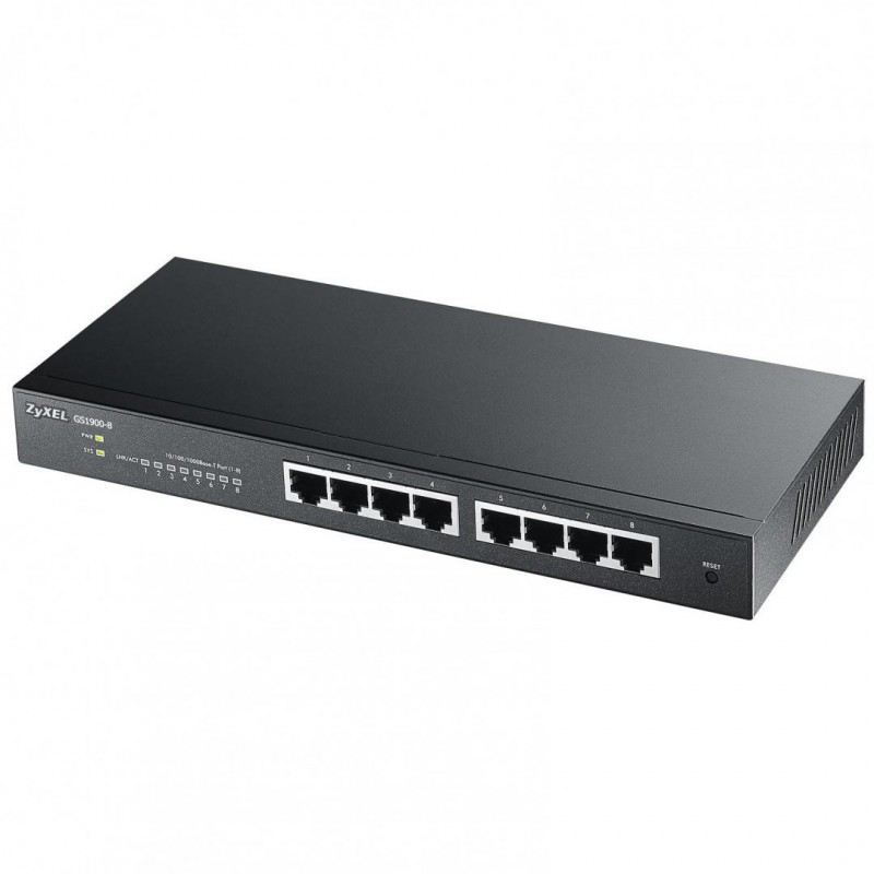 Zyxel gs1900-8 8-port gbe smart...