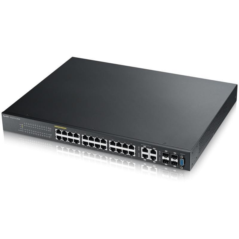 Zyxel gs2210-24hp 24-port gbe l2 poe...