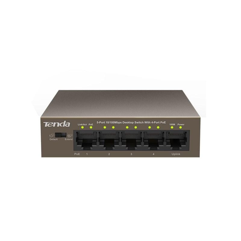 Switch tenda tef1105p-4-63w 5-port...