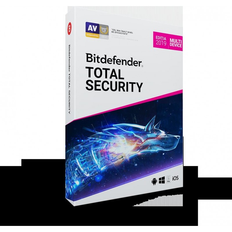 Licenta retail bitdefender total...