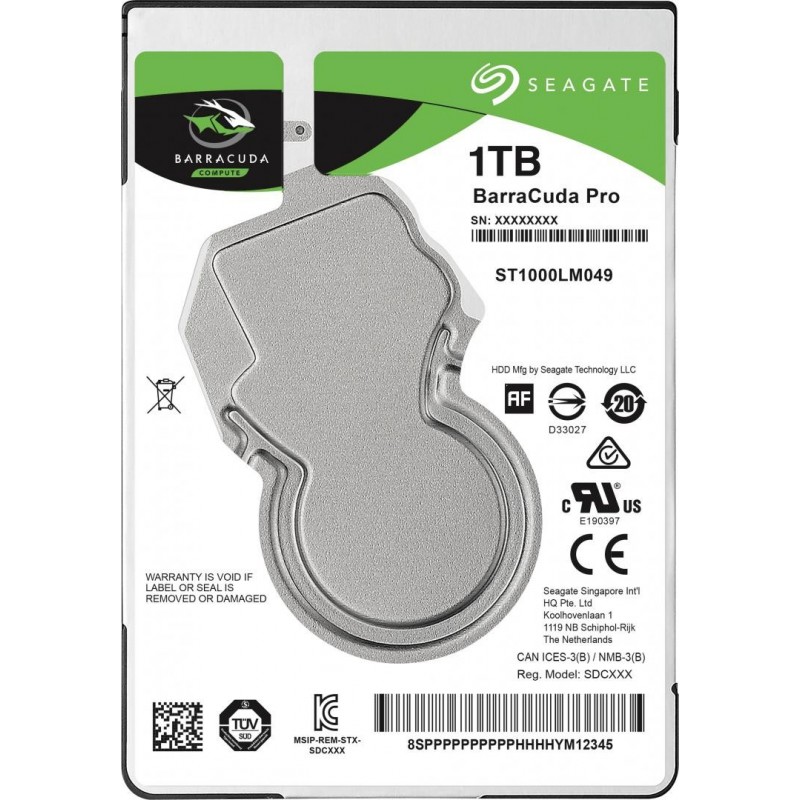 Hdd intern notebook seagate 2.5 1tb...