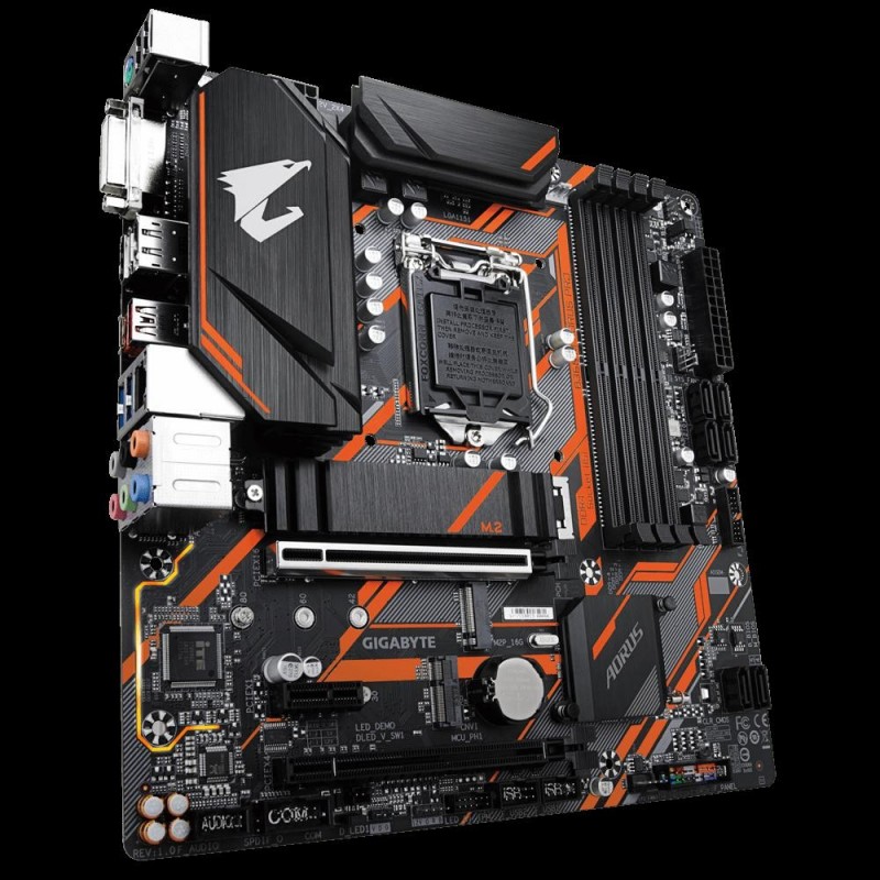 Placa de baza gigabyte b360 m aorus...