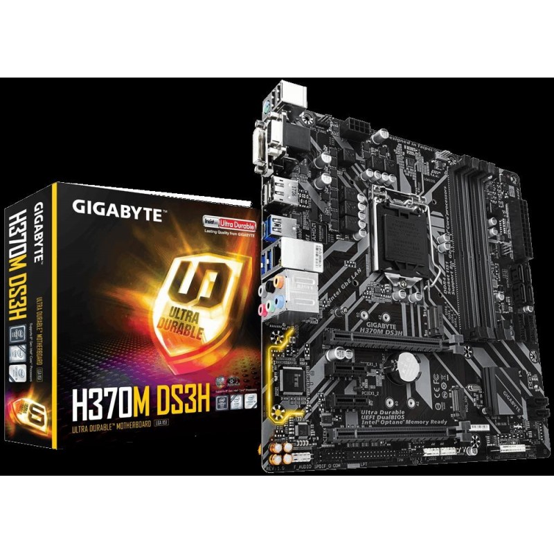 Placa de baza gigabyte h370m ds3h...