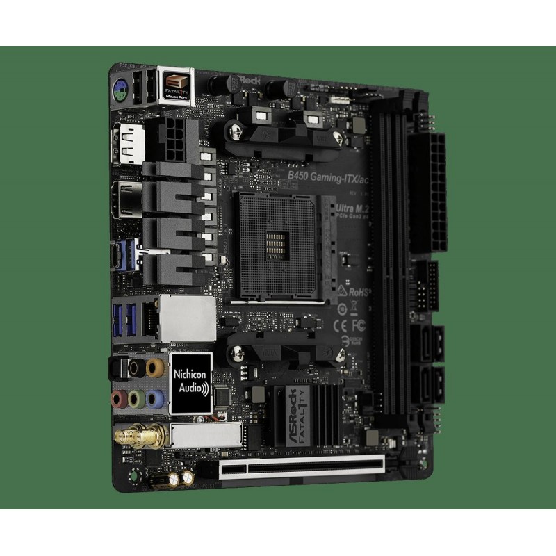 Placa de baza asrock socket am4 b450...