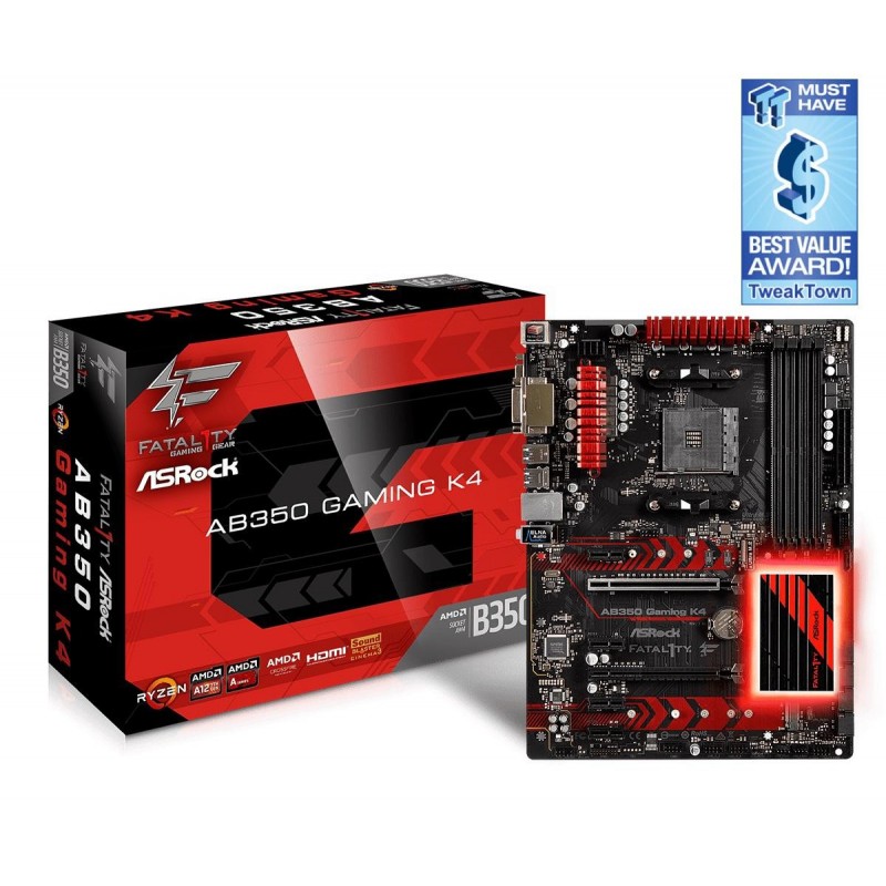 Placa de baza asrock fatal1ty ab350...