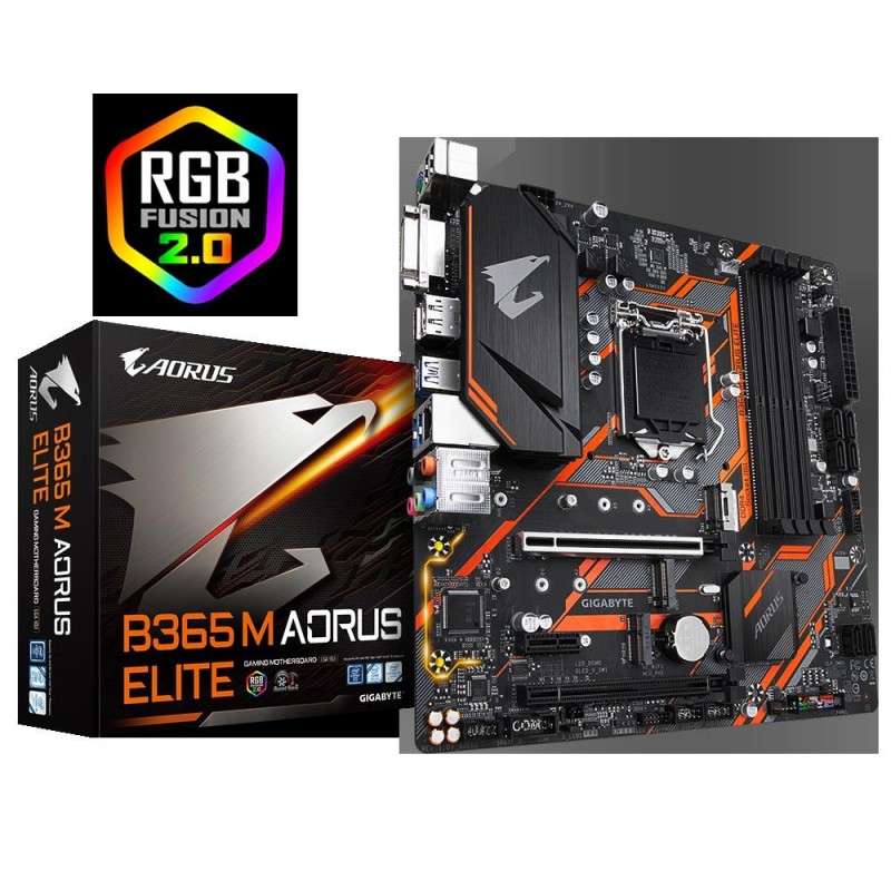 Placa de baza gigabyte b365 m aorus...