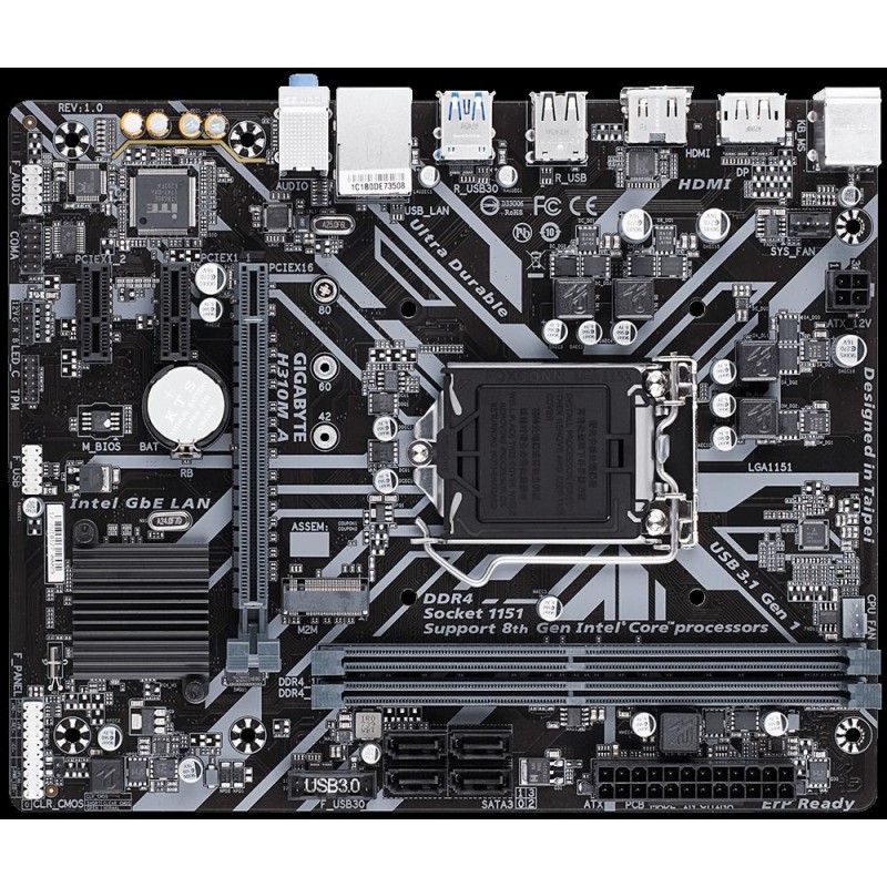 Placa de baza gigabyte h310m a socket...