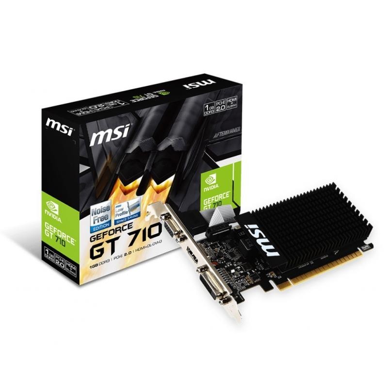 Placa video msi nvidia gt710 1gd3h lp...