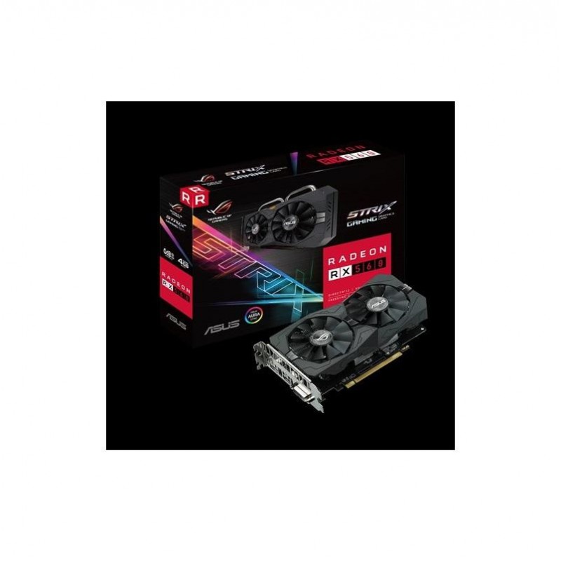 Placa video asus amd radeon rx 560...