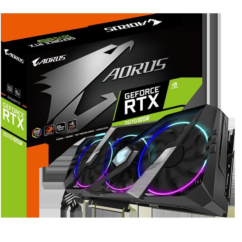 Placa video gigabyte rtx 2070 super...