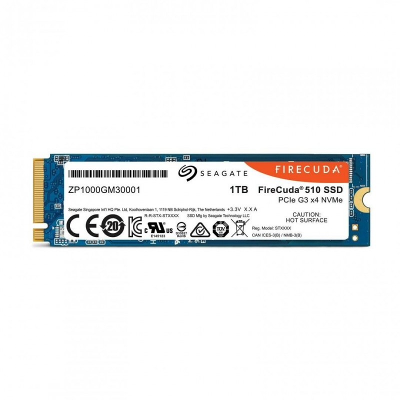 Ssd seagate firecuda 510 1tb m.2 2280...