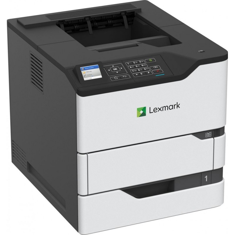 Imprimanta laser mono lexmark ms821dn...