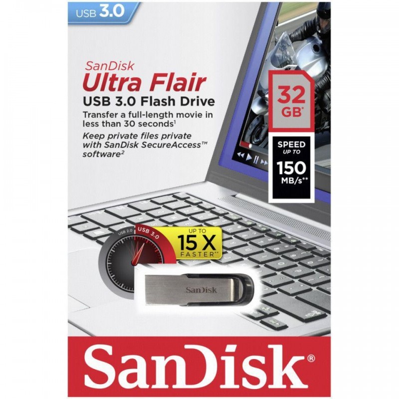 Usb flash drive sandisk ultra flair...