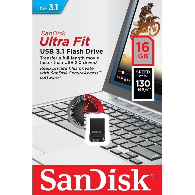 Usb flash drive sandisk ultra fit...