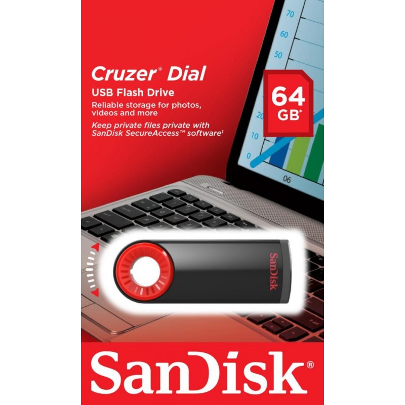 Usb flash drive sandisk cruzer dial...