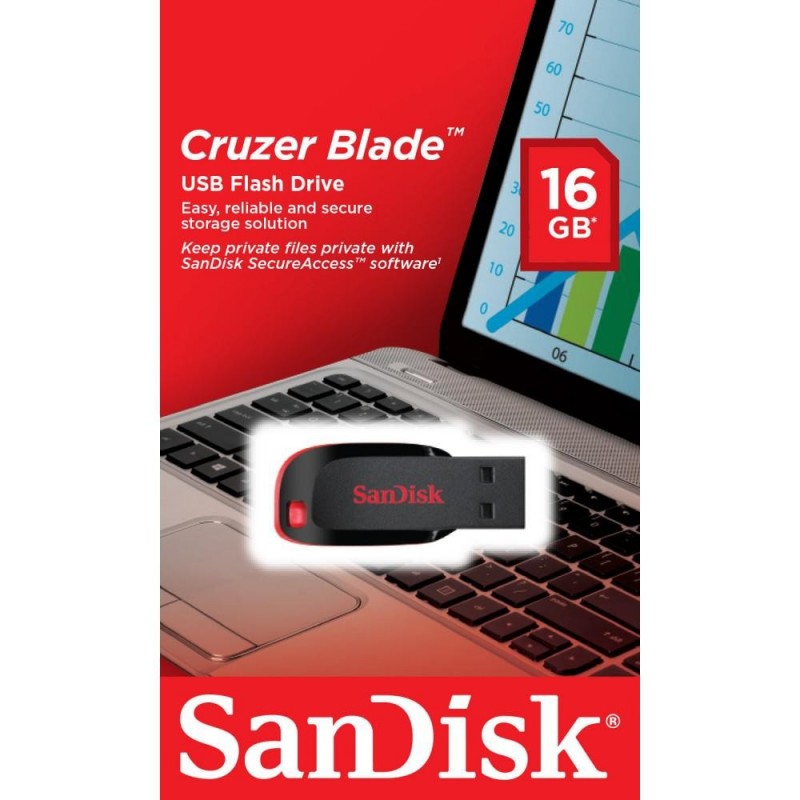 Usb flash drive sandisk cruzer blade...